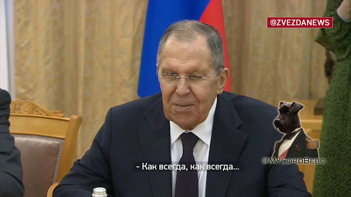 🇭🇺🇷🇺 Lavrov was so focused on his negotiations with Hungarian FM Szijjrto in English that he forgot to switch back to Russian The translators politely reminded Lavrov of this