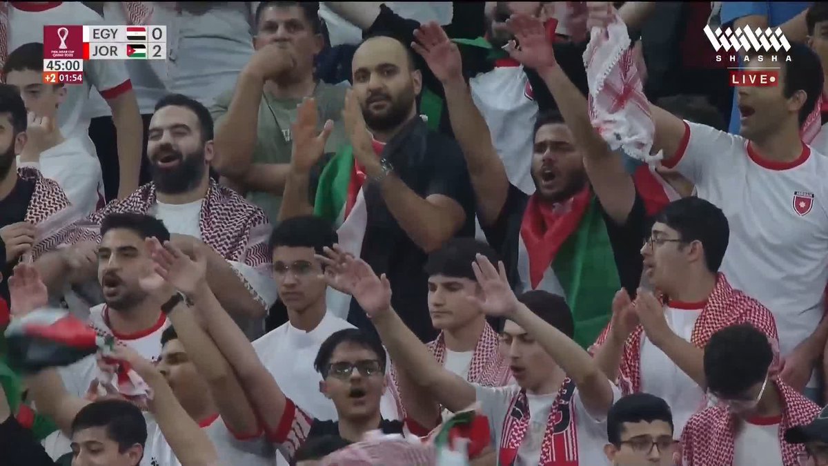 بالدكة .. منتخب الأردن يتقدم بهدفين على مصر.