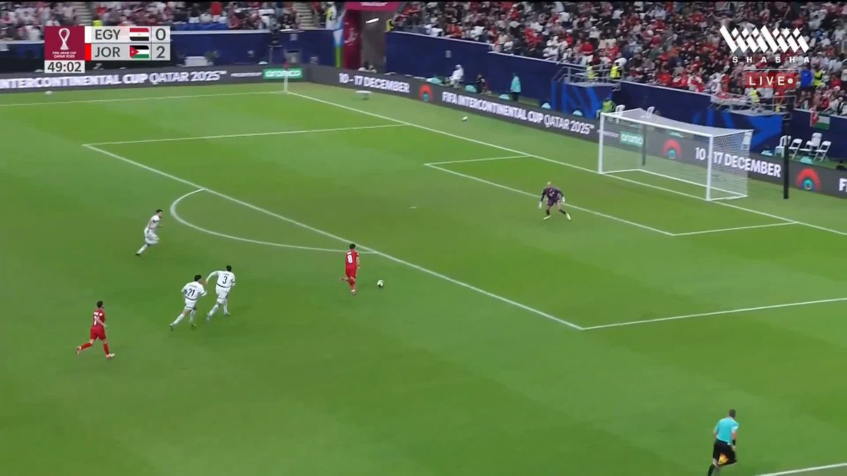 فرحة لم تكتمل للنشامى 😬 حكم المباراة يلغي الهدف الثالث للمنتخب الأردني أمام مصر 🇯🇴❌ تابعوا المباراة وباقي المواجهات في #كأس_العرب_على_شاشا 🏆💫 شاهد الآن مجاناً وبدون تسجيل دخول 📺