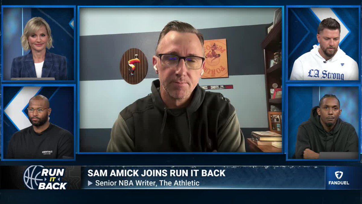 The Heat are a team to watch for Giannis Antetokounmpo if he can’t land with the Knicks, per Sam Amick "If the Knicks thing is too hard to execute... maybe he looks at Miami and tries to make that work." (🎥 Run It Back )