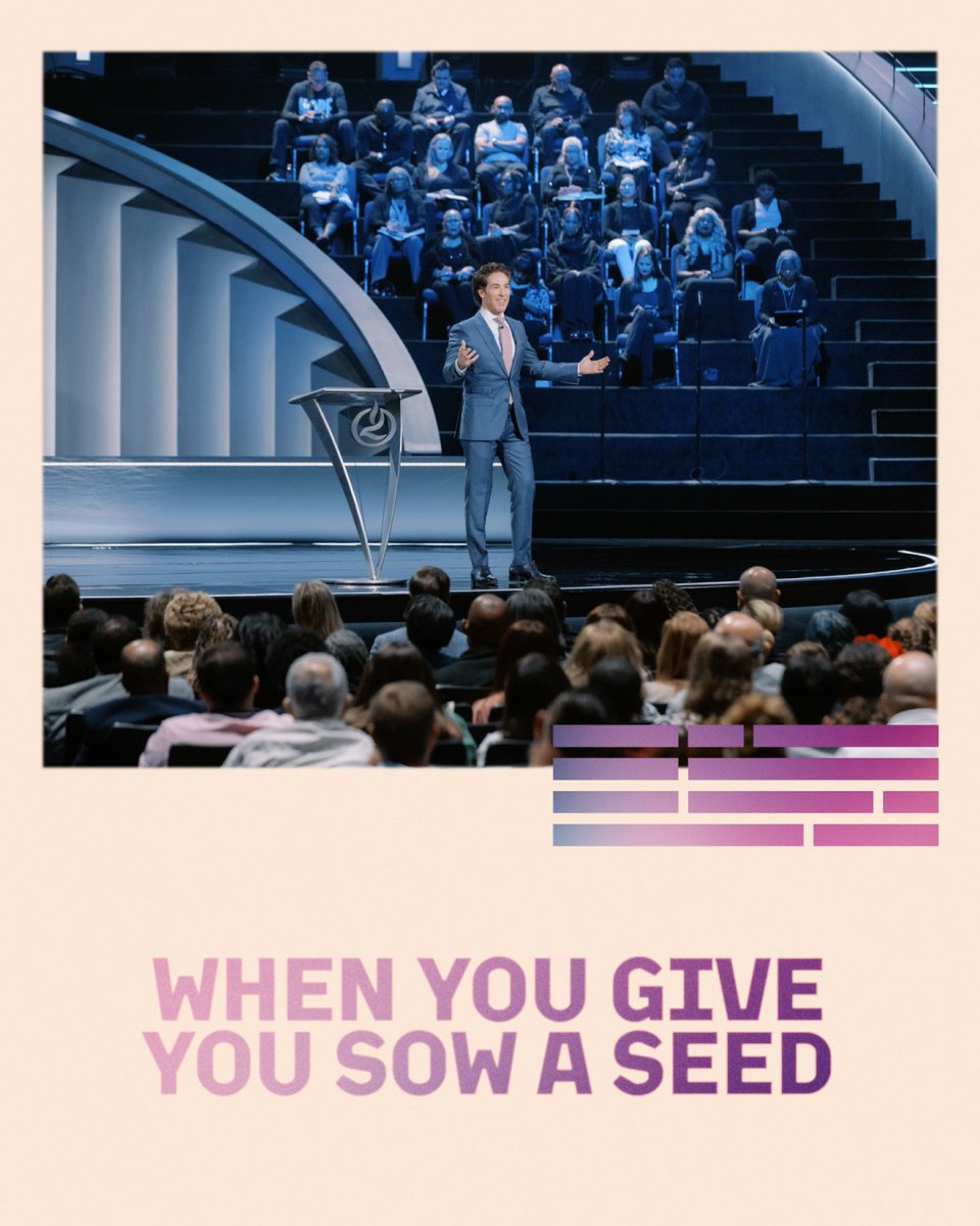 When you help other people accomplish their dreams, God will help you accomplish your dreams. You never lose what you give. It’s a seed you’re sowing that’s going to come back, pressed down, shaken together, and running over. Check out this message from Joel! "Over and Above Blessings":