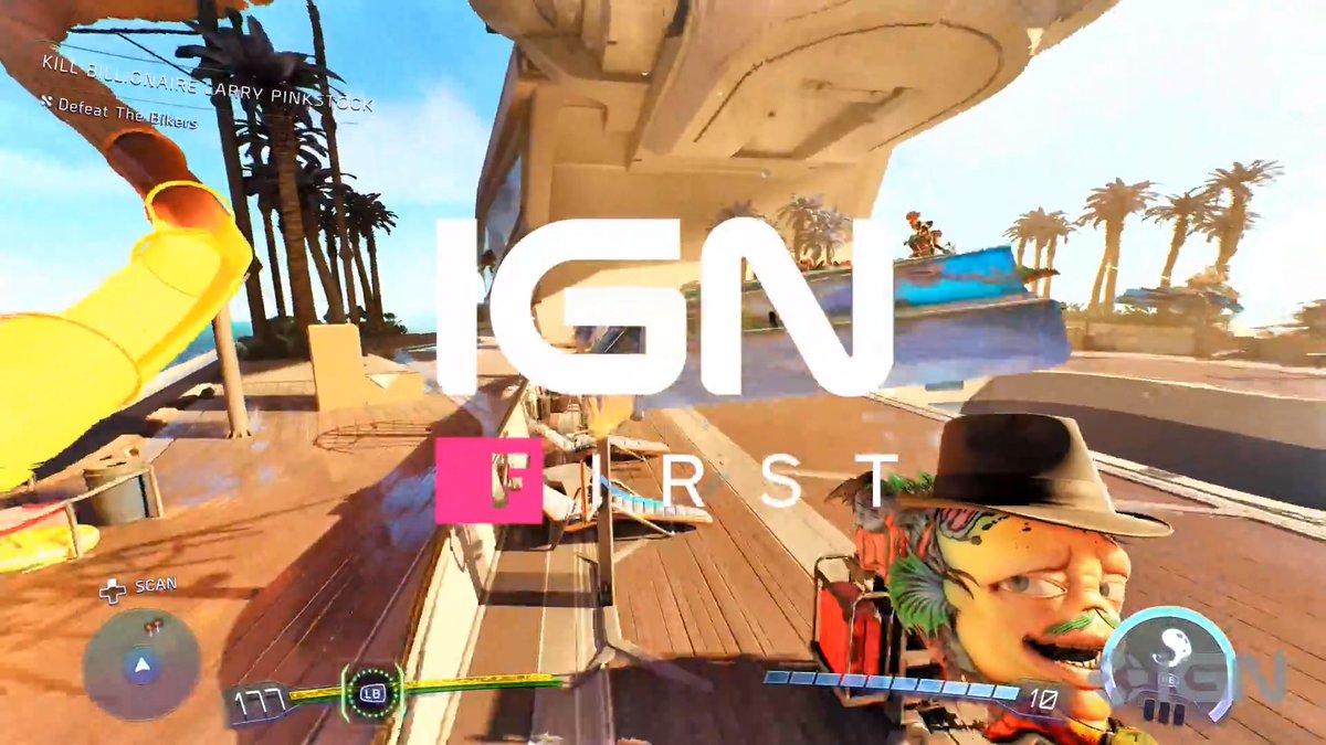 We're revealing a new weapon from High on Life 2. Meet Travis, an SMG voiced by Ken Marino (The State, Wet Hot American Summer):