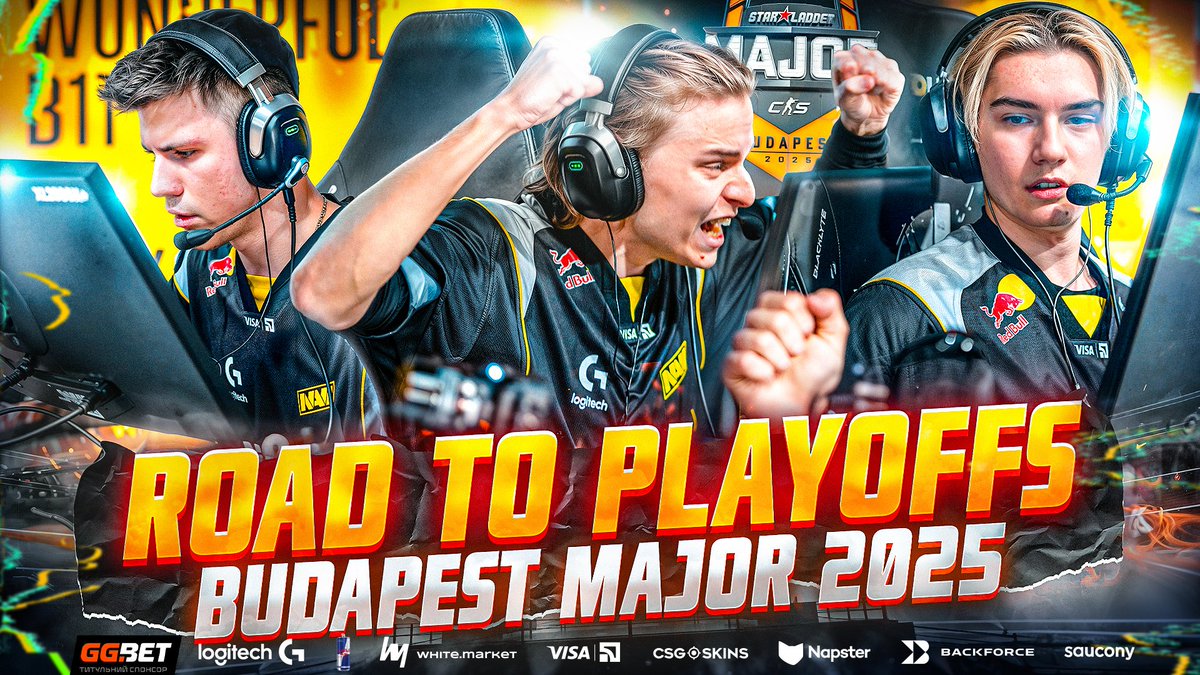 Time to relive our hard-fought journey to the StarLadder #BudapestMajor 2025 playoffs! Check out the brand new vlog! #navination