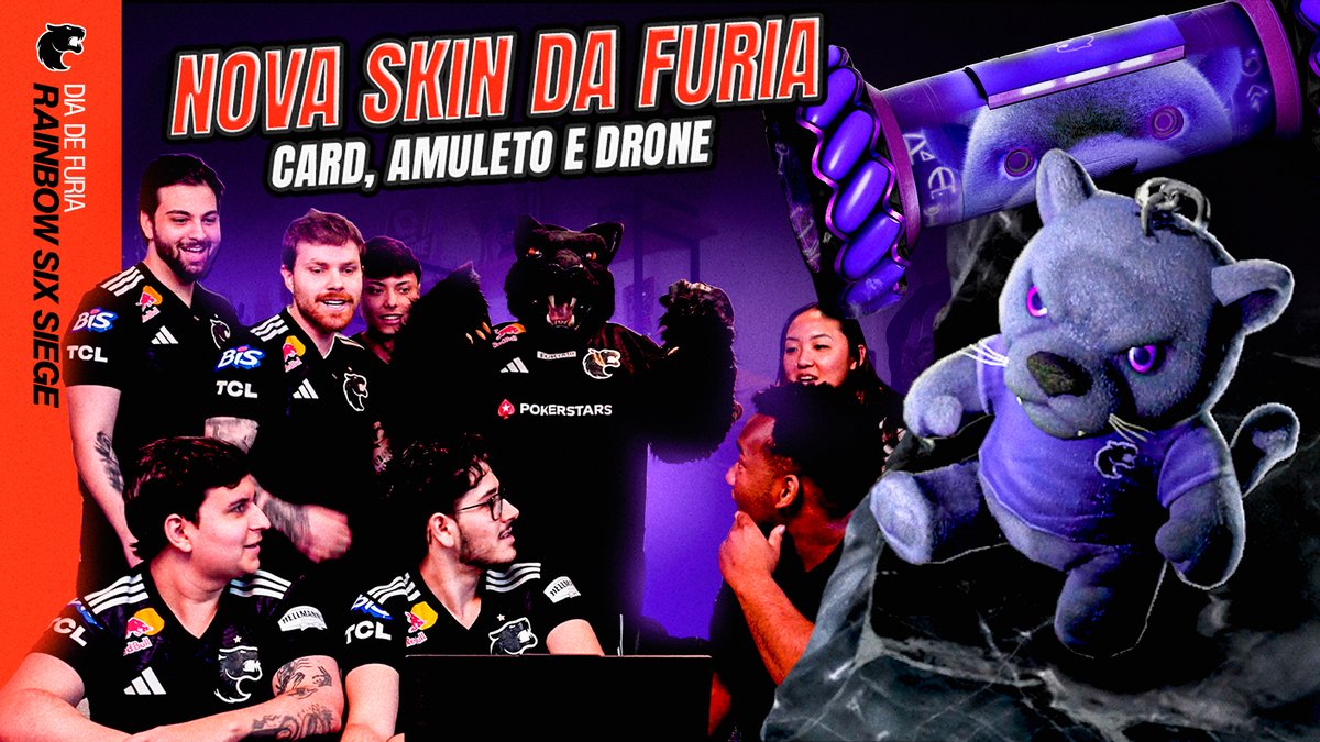 O Furico da FURIA, agora no Rainbow Six! Garanta já o seu bundle furioso 🐾 #R6share