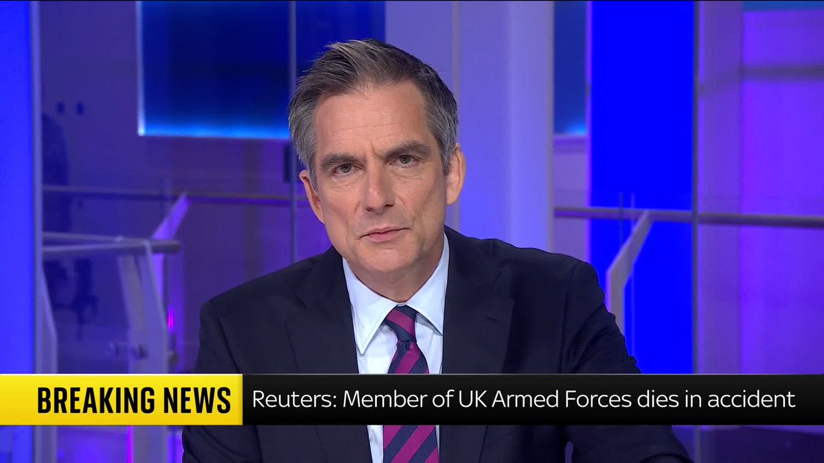 BREAKING: A member of the UK armed forces has died in Ukraine following a "tragic accident", according to the Ministry of Defence. Sky's @JonathanSamuels has the latest ⬇️ Live updates 🔗 📺 Sky 501, Virgin 602, Freeview 233 and YouTube