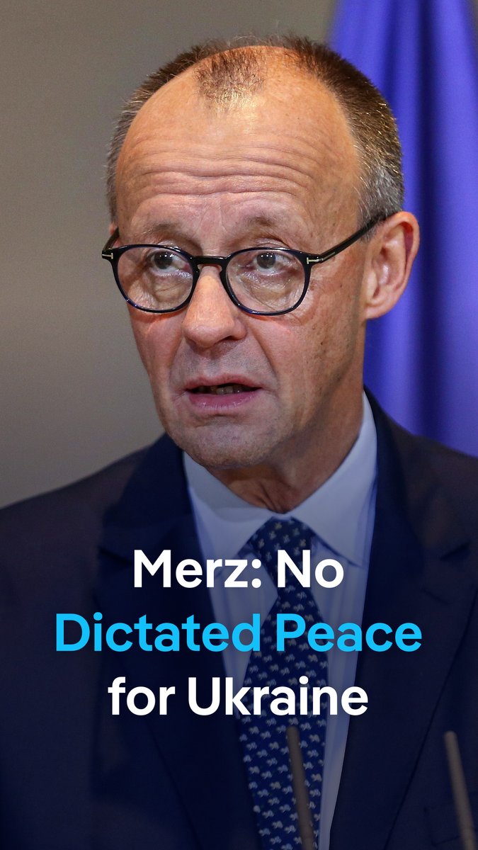 "A decision about Ukraine without Ukraine is just as unthinkable as a decision about Europe without the Europeans.” German Chancellor Friedrich Merz emphasized a dictated peace in the Ukraine would be unthinkable.