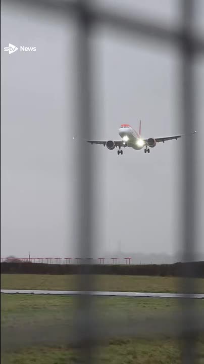 Flights struggling to land and diverted during Storm Bram