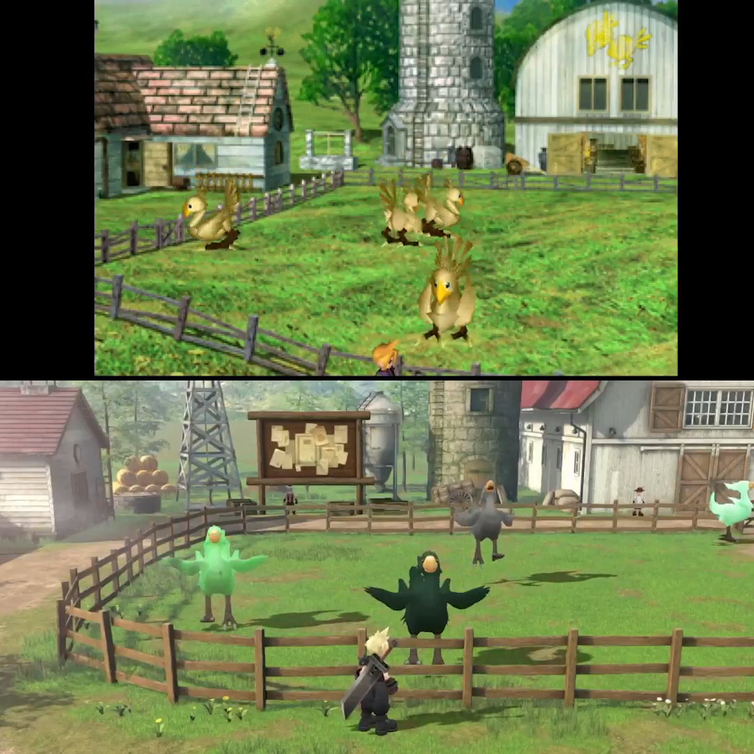 C-H-O-C-O-B-O! Dance just like a Chocobo! Wark! #FF7EC #FF7EverCrisis