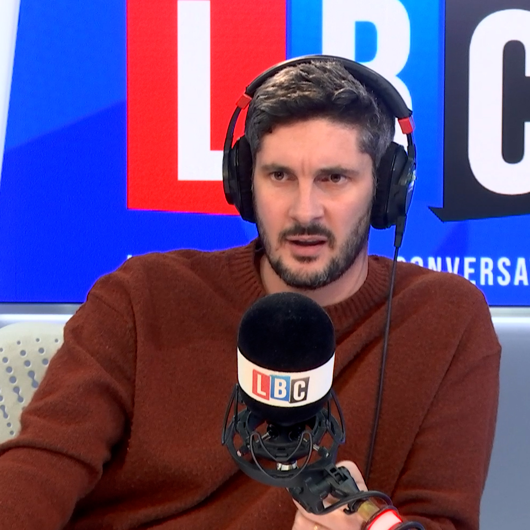 'Don't laugh, you despicable man.' Tom Swarbrick is in disbelief as he accuses caller Nyajena of 'blaming a girl for her own rape'.