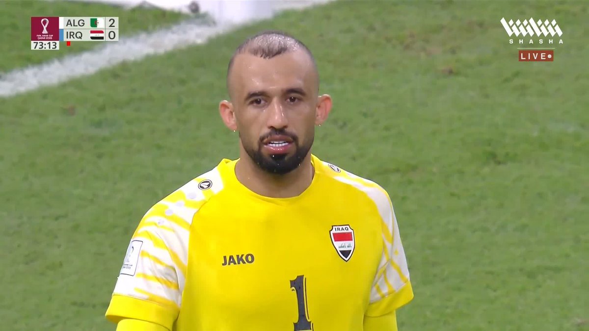 فهد طالب يتألق ويمنع الهدف الثالث للمنتخب الجزائري في مرمى العراق 🧤🥅 تابعوا المباراة وباقي مواجهات #كأس_العرب_على_شاشا 🏆💫 شاهد الآن مجاناً وبدون تسجيل دخول 📺