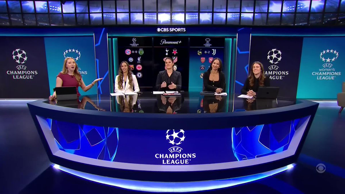 The gang’s in London today for the UWCL x UCL crossover of the year and EVERYONE is excited 🤩🇬🇧 Buckle up 👀