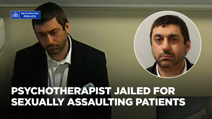 TW: sexual assault We are appealing for victim-survivors to come forward following the sentencing of former psychotherapist Tarkan Mustafa. Mustafa, who ran the practice ‘Peace of Mind – Private Therapy’ in North London, has been sentenced to 3 years and 9 months in jail for sexually assaulting two of his patients during treatment sessions. He took advantage of women who came to him for help, under the guise of medical treatment. He has now been placed on the Sex Offenders Register for life and has received a five-year Sexual Harm Prevention Order. If you or someone you know has been affected, please contact police on 101, quoting 01/YE/10292/24