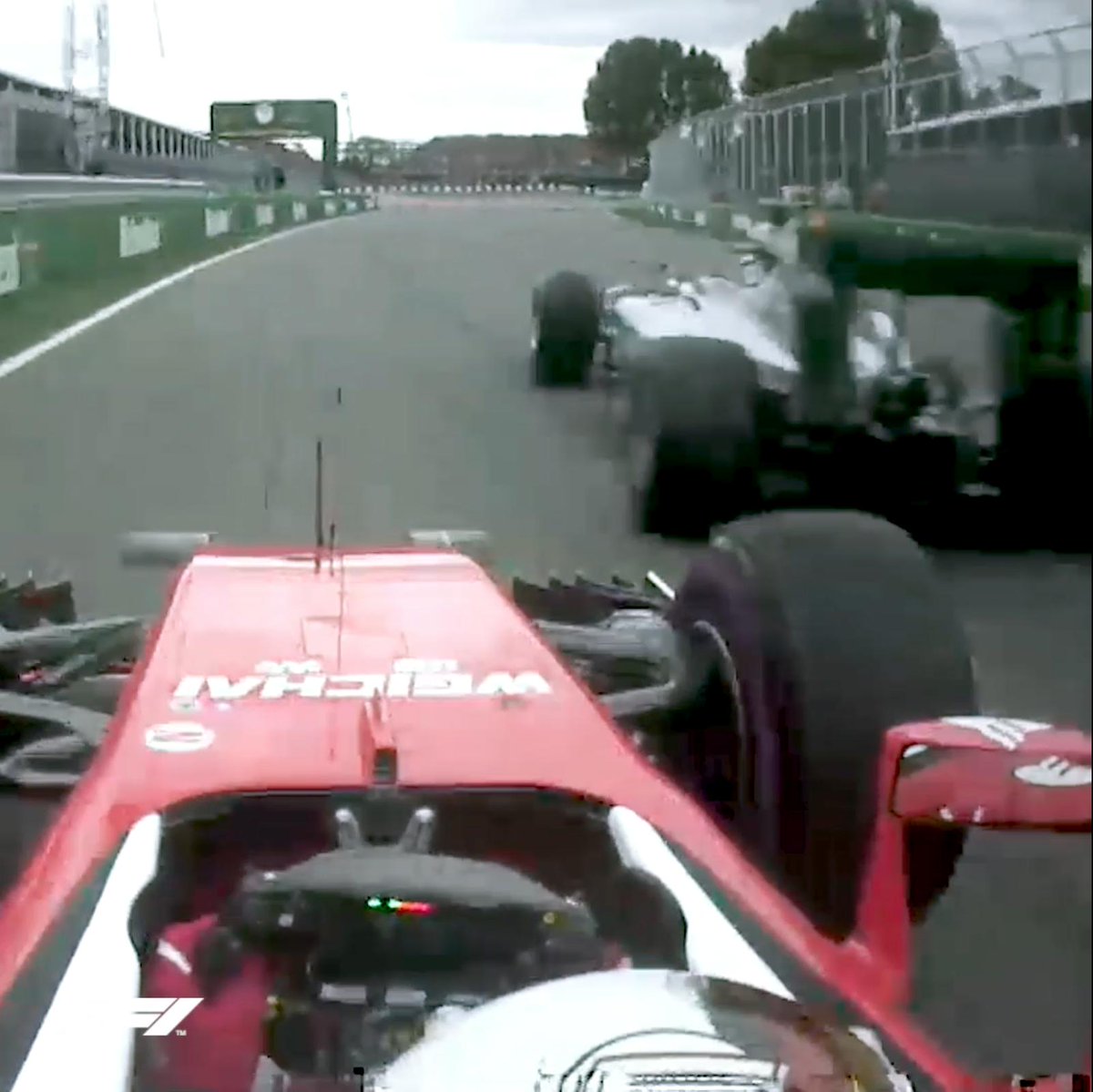 Sebastian Vettel was only overtaken on track once in the 2016 season.