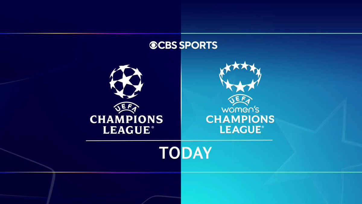 THE FIRST EVER CBS SPORTS CROSSOVER SHOW ❤️ Cannot wait for UCL and UWCL on the same day 🤩