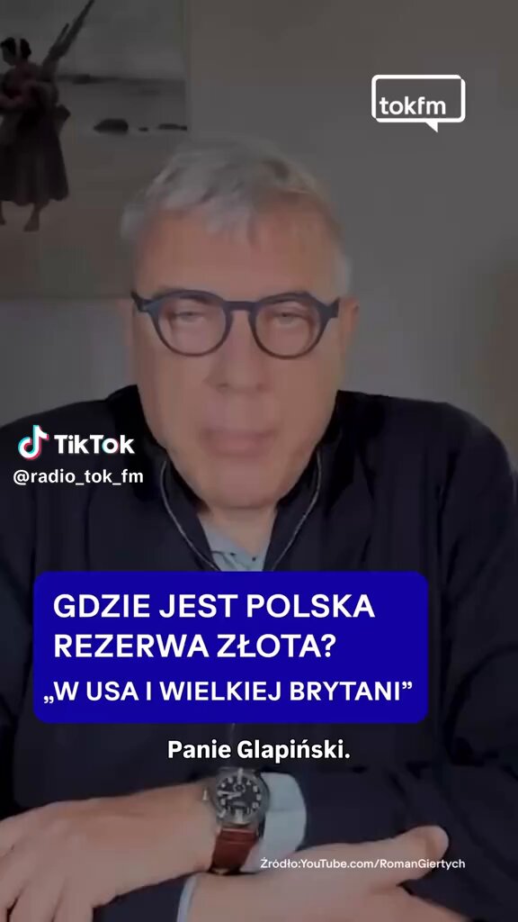 Poseł Roman Giertych pyta Glapińskiego : GDZIE JEST ZŁOTO Z REZERW NARODOWYCH ⁉️ Historia zamrożonych aktywów rosyjskich niczego nas nie nauczyła ! Przecież jest oczywiste , że złoto , które jest naszą rezerwą strategiczną , musi być umieszczone w Polsce! Złoto , które przez lata kupował NBP w ramach rezerw narodowych ma w większości znajdować się w USA i Wielkiej Brytanii ‼️ #PolskieZłoto