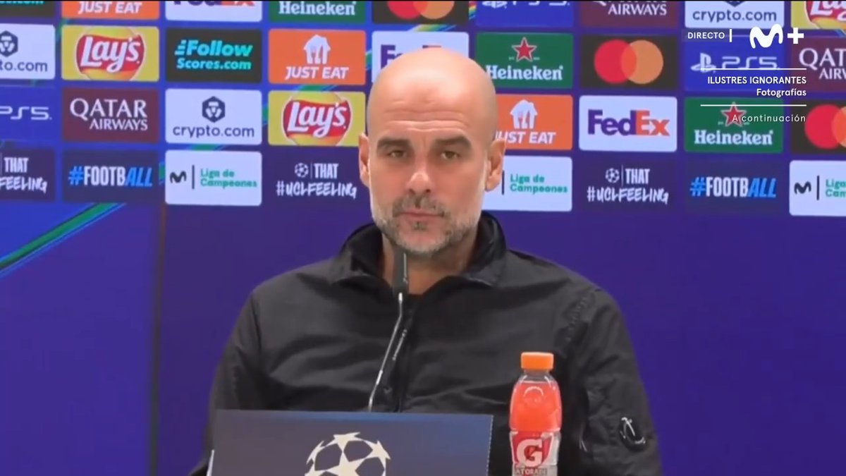 😳 "Le diría a Xabi Alonso que mee con la suya. Y como no meará colonia, le irá bien", Pep Guardiola. #LaCasaDelFútbol #UCL