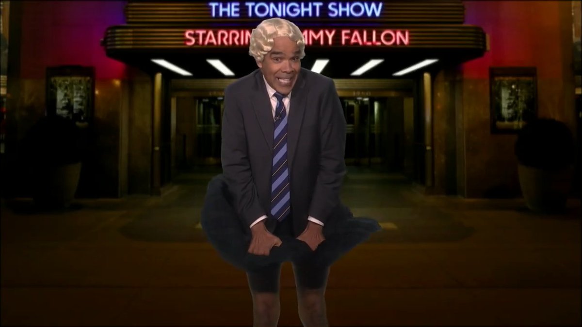 Weather correspondent Jerome Davis (Dion Flynn) shares how he’s staying warm in NYC 🤣 #FallonTonight
