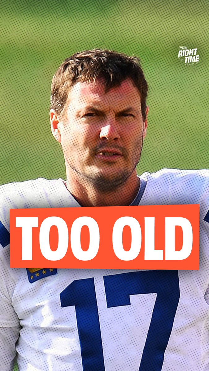 The Colts might start a literal grandpa at QB next week 😭 “Philip Rivers is 44 years old. He has a biological child who is older than Riley Leonard, the Colts backup.”
