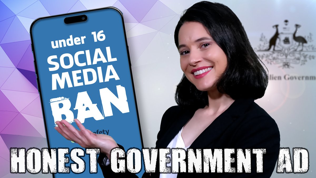 The Australien Government has made an ad about the Social Media Ban for Under-16s, and it's surprisingly honest and informative. #auspol