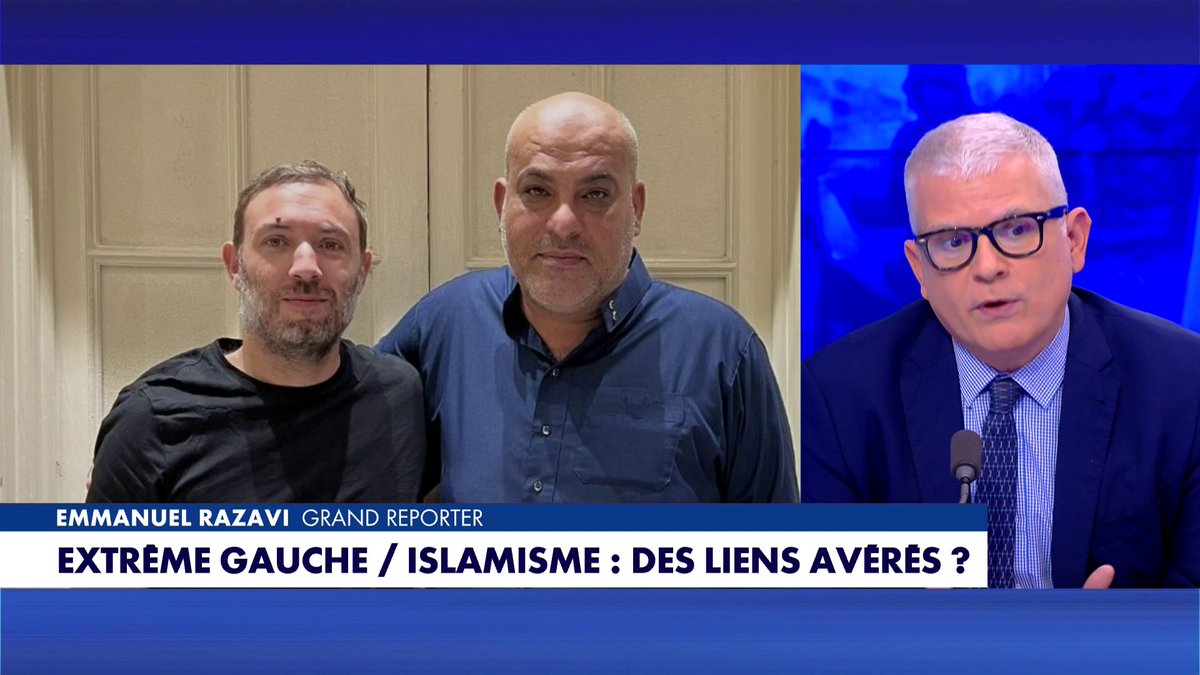 Emmanuel Razavi : «La personne à côté de Thomas Portes sur la photo est à la tête d'une association, qui est aujourd'hui sous le coup d'une enquête pour financement de terrorisme, notamment du Hamas.»