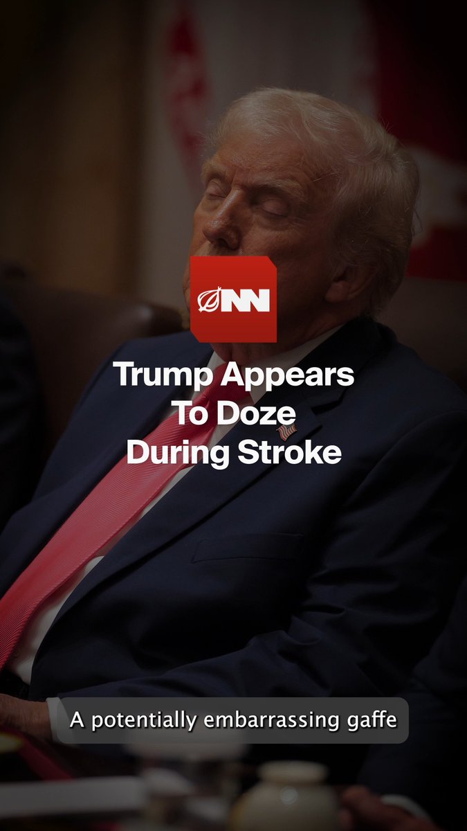 Trump Appears To Doze During Stroke