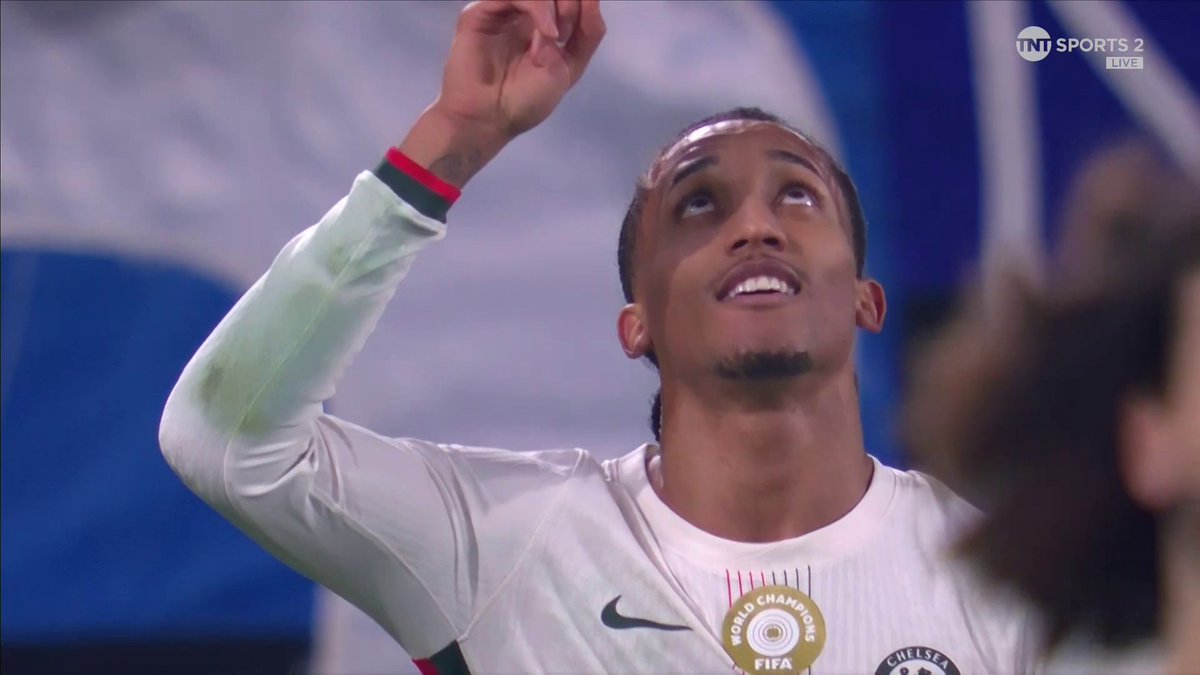 João Pedro has his first Champions League goal 😮💨 A lengthy VAR check but the forward slides in to meet Reece James' cross! TNT Sports & discovery+ UK