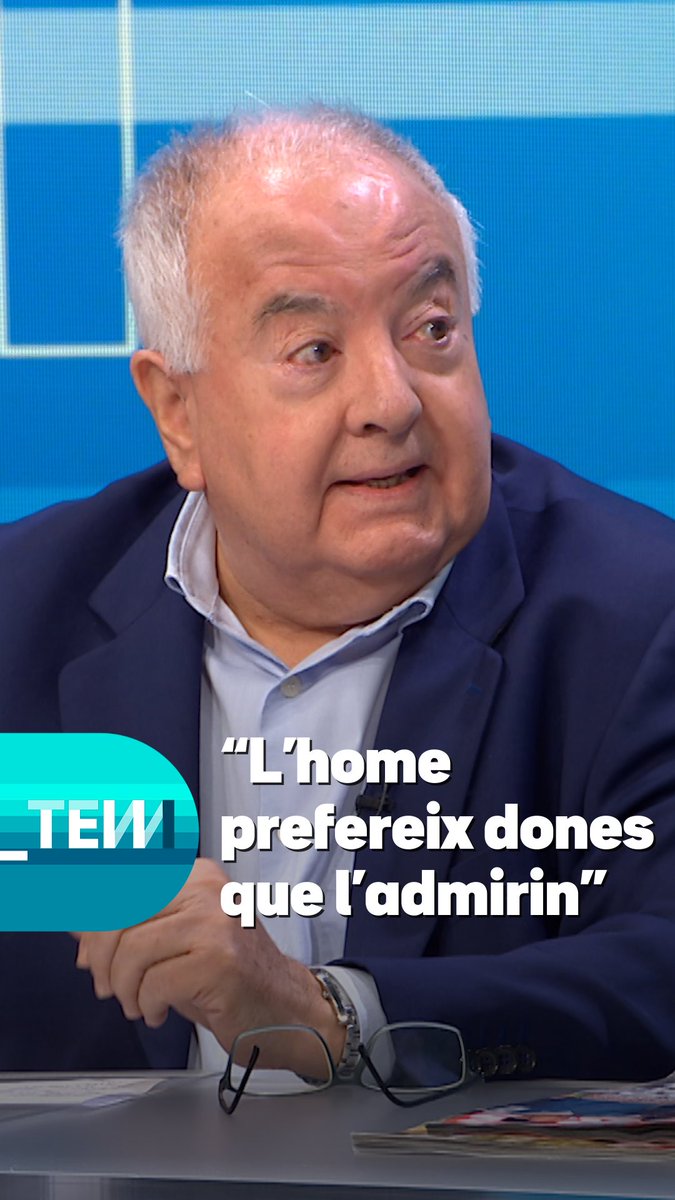 🙌🏻 "L'home prefereix anar amb una dona que l'admiri a ell, i no pas ser ell el que admiri la dona." El psicòleg Antoni Bolinches exposa diverses teories sobre les relacions personals i l’èxit en el seu llibre "La síndrome de les superdones" #TotEsMou3Cat
