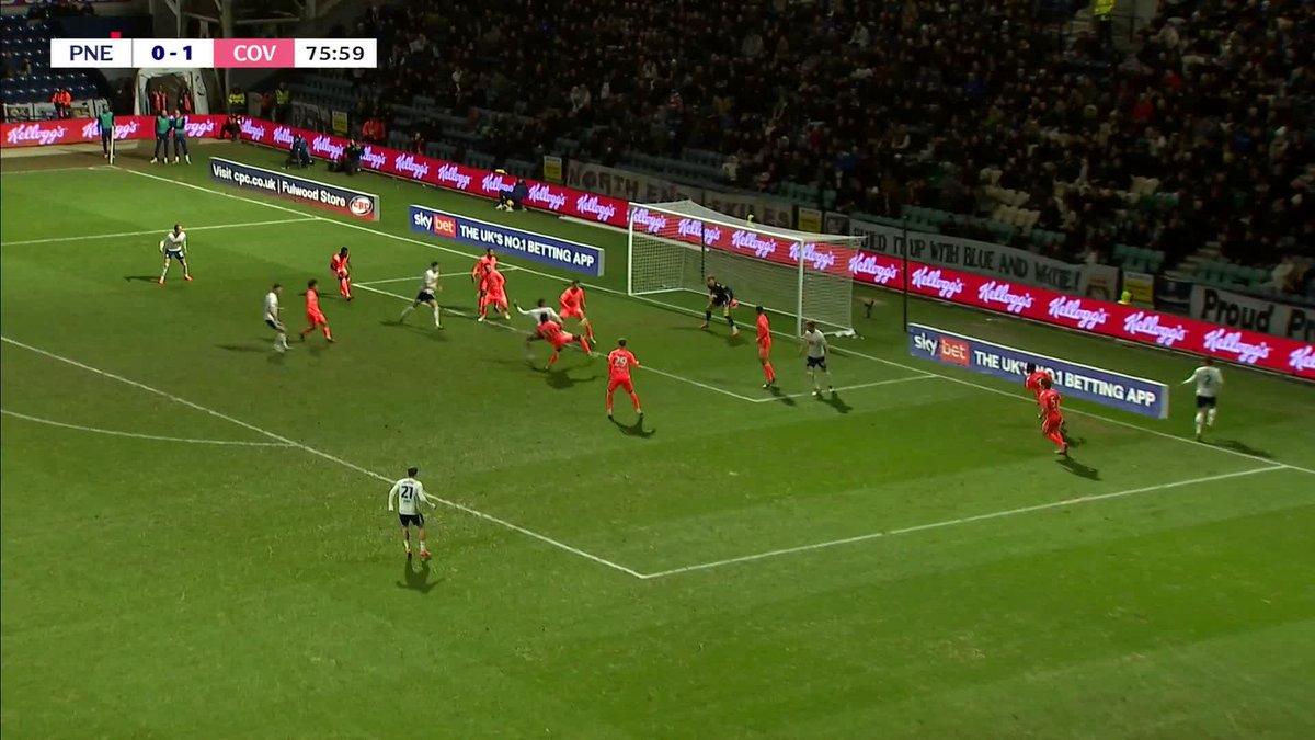 Daniel Jebbison equalises for 10-player Preston! 🤯