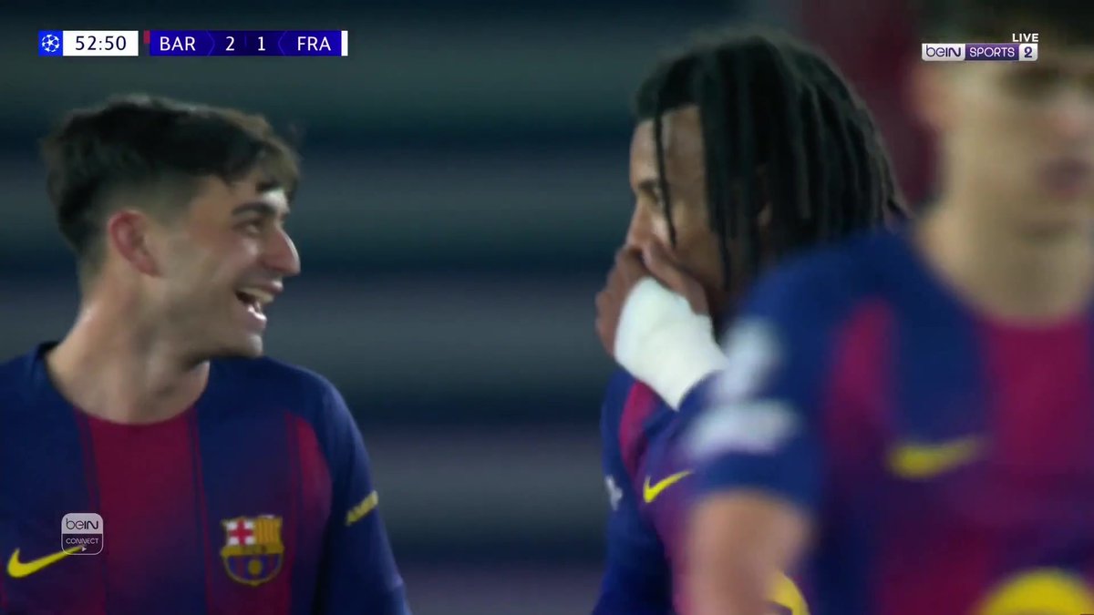 كوندي يضيف الهدف الثاني لبرشلونة #دوري_أبطال_أوروبا #برشلونة_فرانكفورت