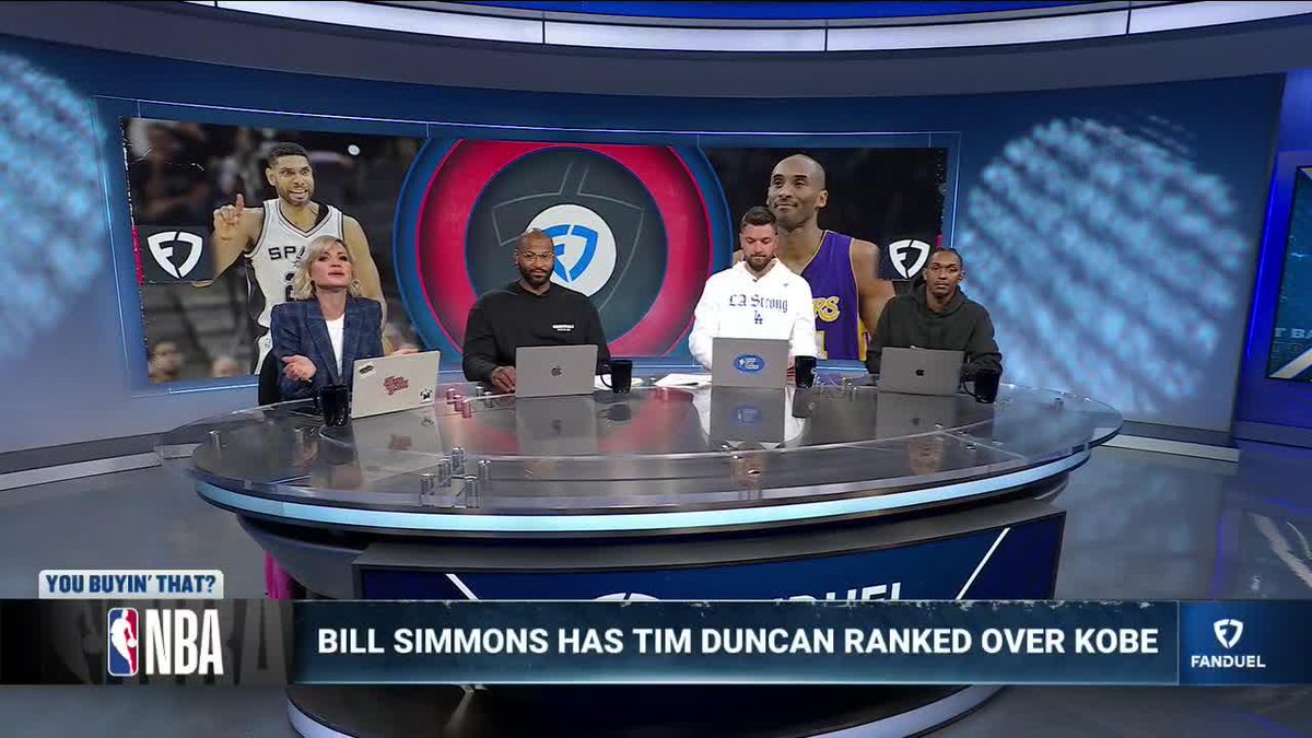 “Tim Duncan is ranked ahead of [Kobe Bryant] and most people would agree." Thoughts on this Chandler Parsons take? 🤔 (via Run It Back)