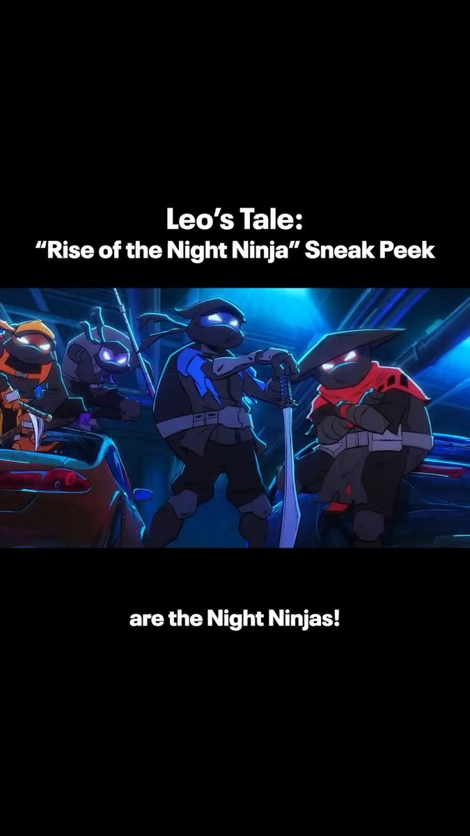 via TMNT (IG) "Rise of the Night Ninja" Sneak Peek