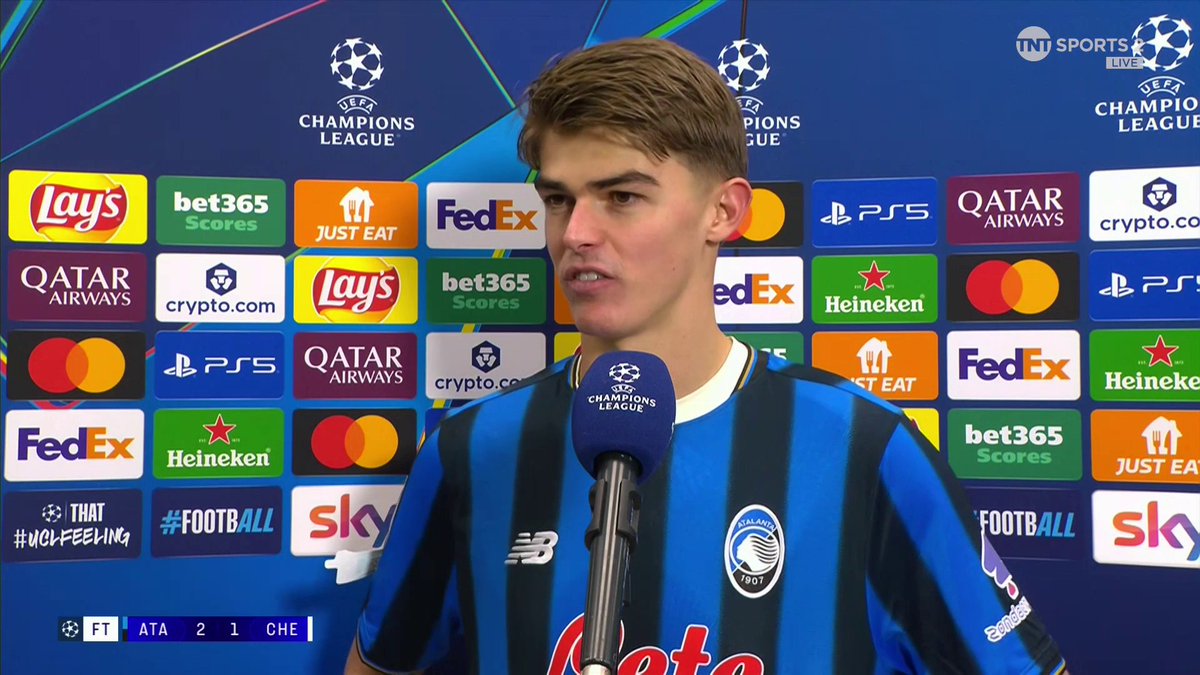 "A very beautiful victory!" Match-winner Charles De Ketelaere on a special night for Atalanta 🙌 TNT Sports &amp; discovery+ UK | Olivia Buzaglo