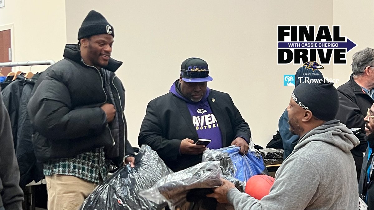 Mondays are for giving back, but this Monday Lamar Jackson and the Ravens took it to another level: