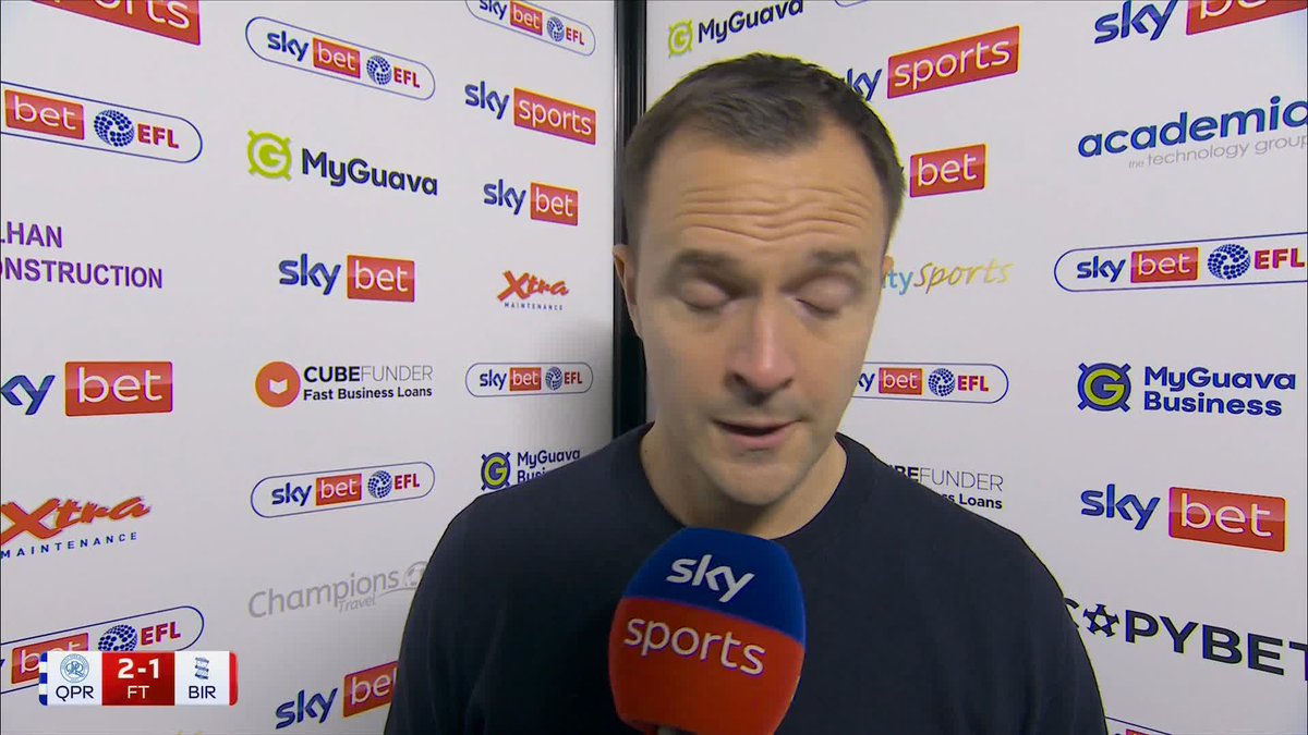 "The problem today was that we started too slowly" 🪫 Chris Davies wasn't happy with Birmingham's start to the match 🔵