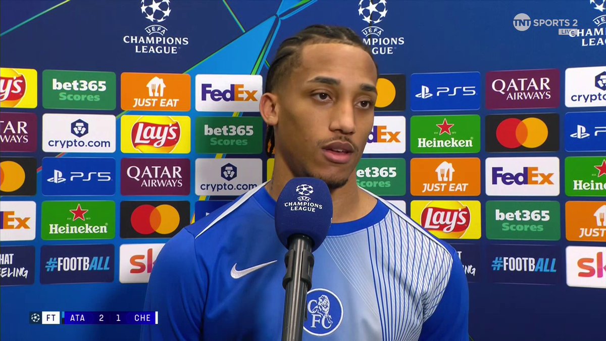 Joao Pedro on the learnings Chelsea must take from their defeat to Atalanta 🗣️ TNT Sports &amp; discovery+ UK | Olivia Buzaglo