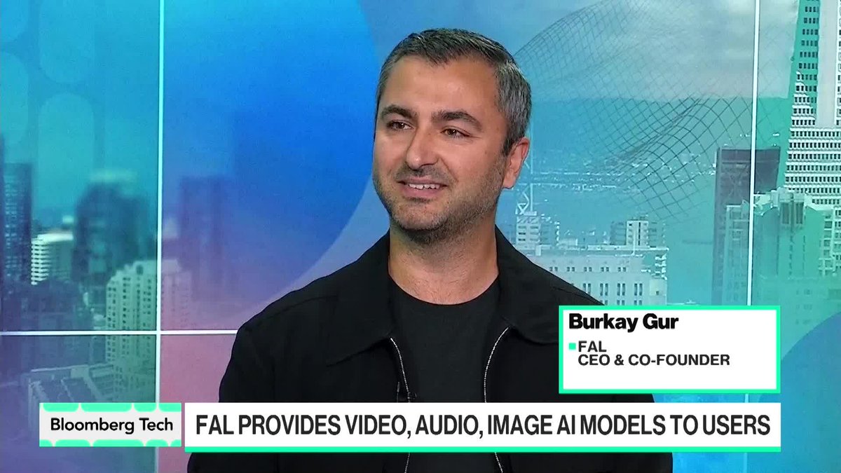 Fal CEO Burkay Gur says the startup’s proprietary inference engine can run Nvidia models three to four times faster. He joins Caroline Hyde and Ed Ludlow to discuss