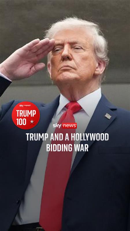 US correspondents Mark Stone and @MarthaKelner discuss President Donald Trump's potential interest in the bidding war between Paramount and Netflix over Warner Bros. 🎧 Listen to Trump 100 in full ➡️