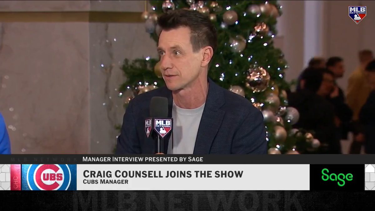 This past season, the Chicago Cubs advanced to the NLDS for the first time since 2017! Craig Counsell discusses his second season as manager and how he looks to fortify their bullpen this offseason. MLB Network + Sage USA