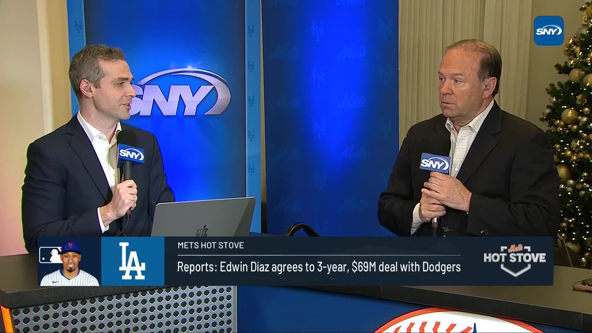 "This is a failure for the Mets." Jim Duquette reacts to Edwin Díaz's three-year deal with the Dodgers on Mets Hot Stove: