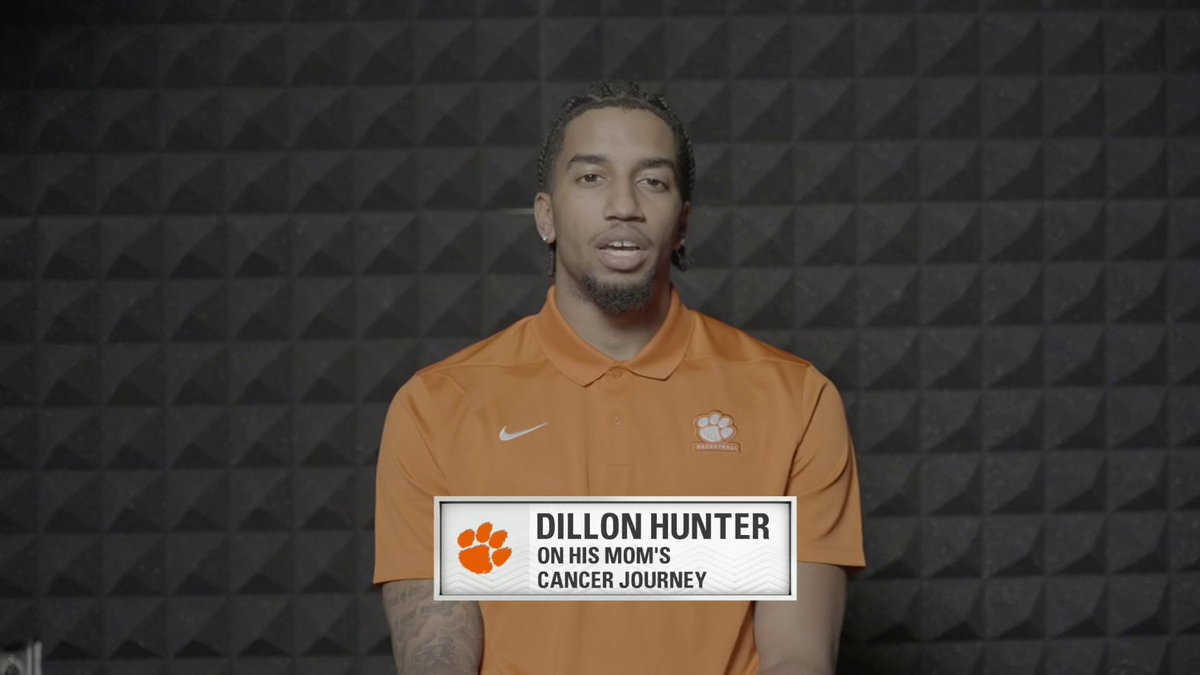 .Clemson Basketball's Dillon Hunter shares what it means to be playing in the Jimmy V Classic knowing his mom is now cancer-free 🧡 When you give to the The V Foundation for Cancer Research, 100% of donations go directly to cancer research organizations nationwide.