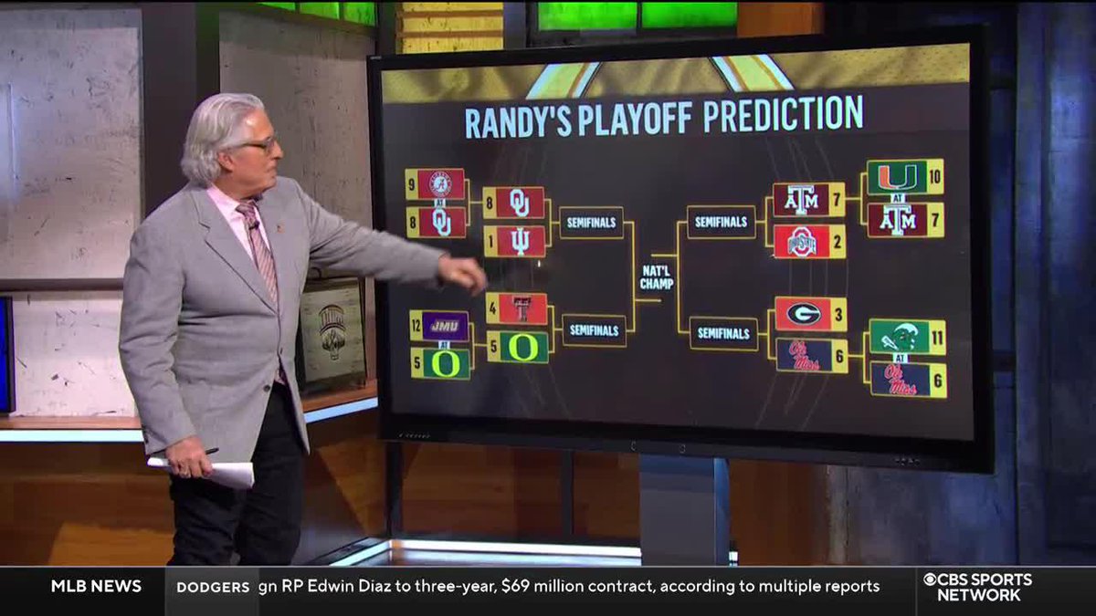 .Randy Cross predicts that Texas Tech will be National Champions 🏆