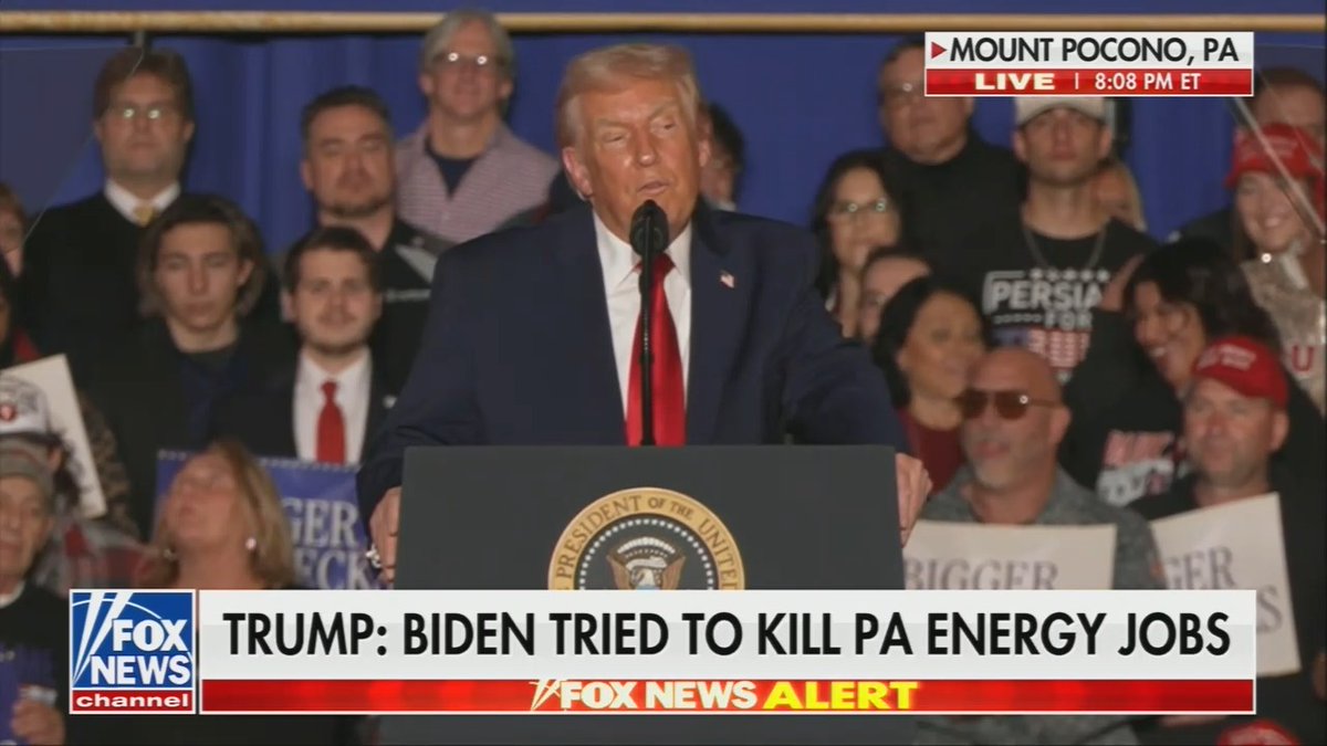 Trump tries out a Scottish accent while ranting about windmills