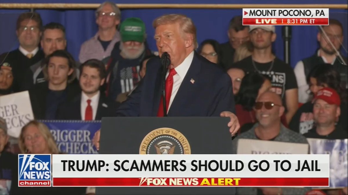 Trump: Black people love Trump. They know a scam better than anybody. They know what it is to be scammed