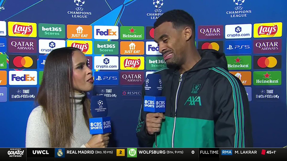 “It is all about the team..we showed it last season and we still have that.” Ryan Gravenberch speaks with Anita Nneka Jones about recapturing Liverpool’s mentality from last season 💪