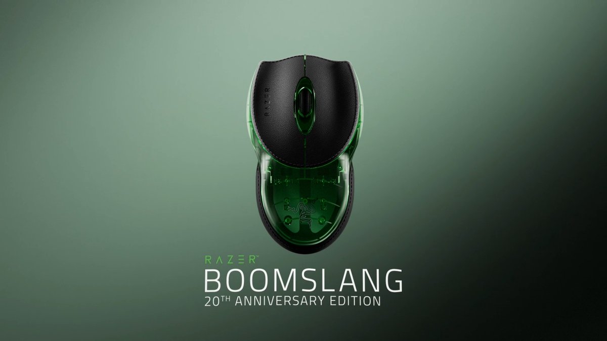 A testament to innovation, bow to the forefather. Enshrine legacy with the new Razer Boomslang 20th Anniversary Edition, limited to 1,337 units worldwide, available early 2026. Sign up now to be notified when it drops: