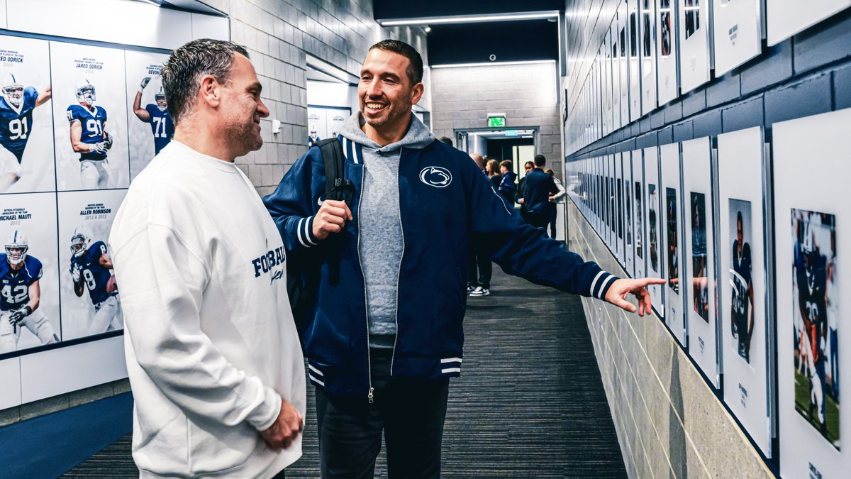 Taking a walk down the All-American hallway.