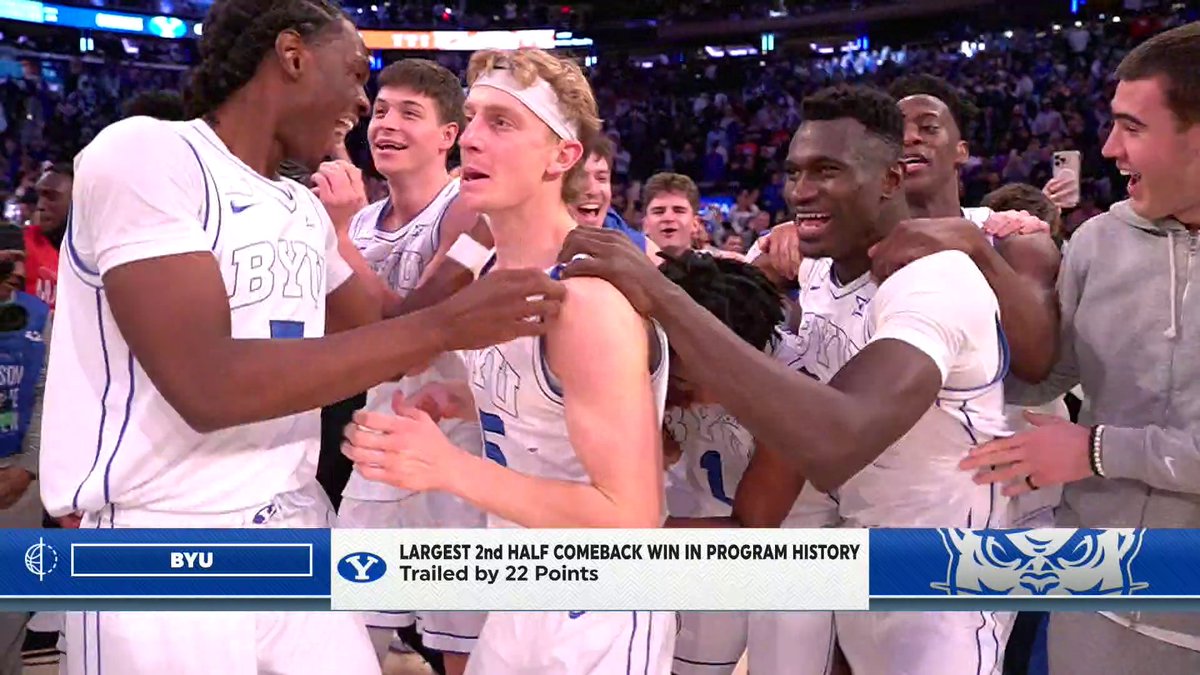 ROBERT WRIGHT III AS TIME EXPIRES 😱 BYU BEATS CLEMSON AT THE BUZZER 🚨