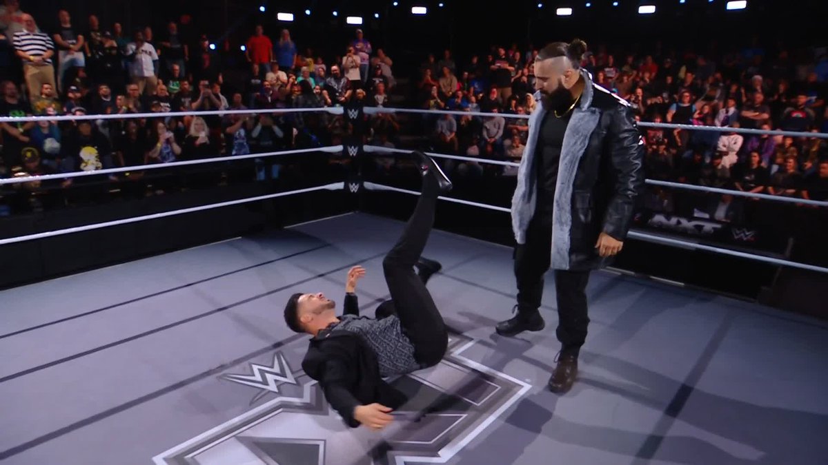 MESSAGE. SENT. Tony D'Angelo just attacked Ethan Page!!! 🤯