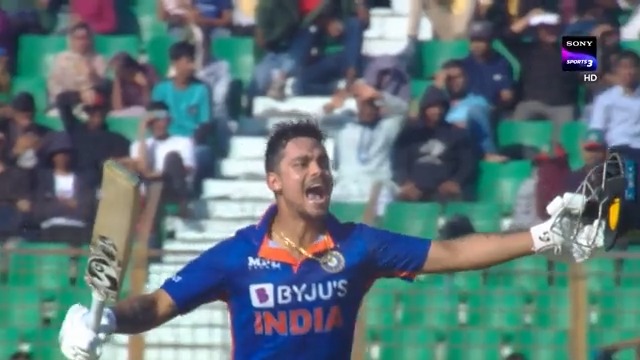 ISHAN KISHAN ON THIS DAY 3 YEARS AGO SCORED THE FASTEST DOUBLE CENTURY OF ODI CRICKET. 🔥 - Virat Kohli from the other end celebrated with ‘Bhangra’. ❤️