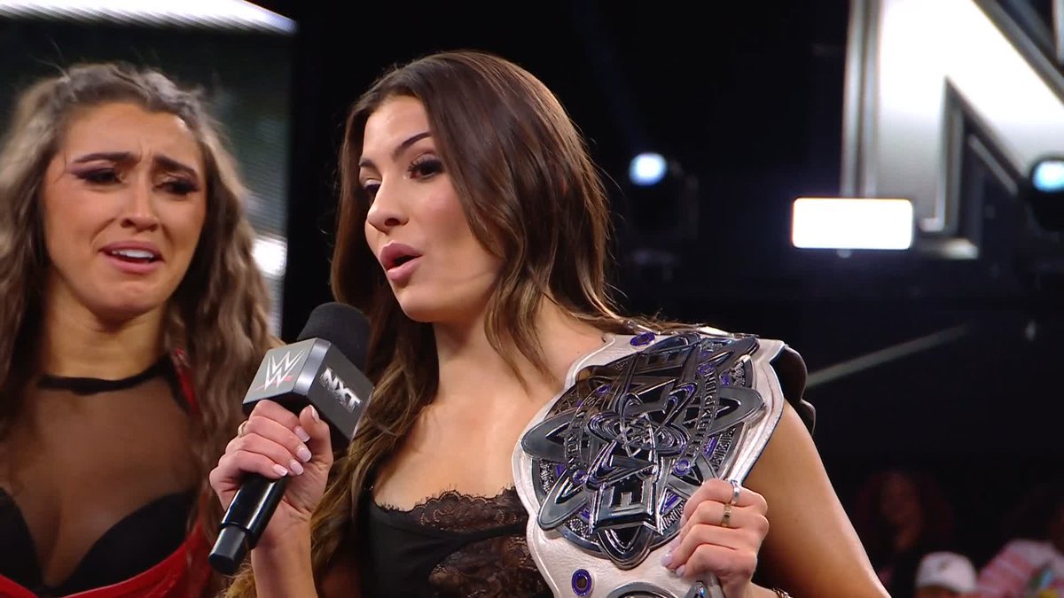 "No one expected you to beat Stephanie for the title, did they?!" Kendal Grey may be new to the game, but she's ready to create another seismic shakeup of the NXT Women's Division at New Year's Evil. 👊